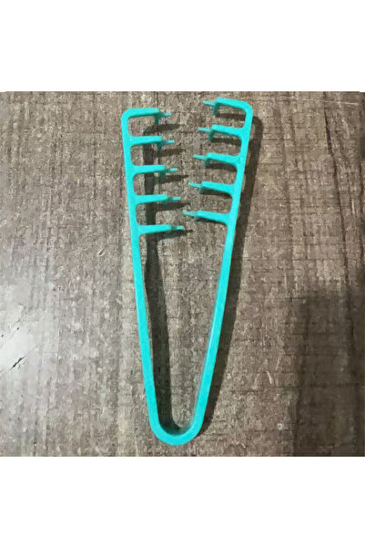 Choice مشط تصفيف أزرق اللون، قطعة واحدة، ذو ملمس ناعم، لتصفيف جذور الشعر الكث...