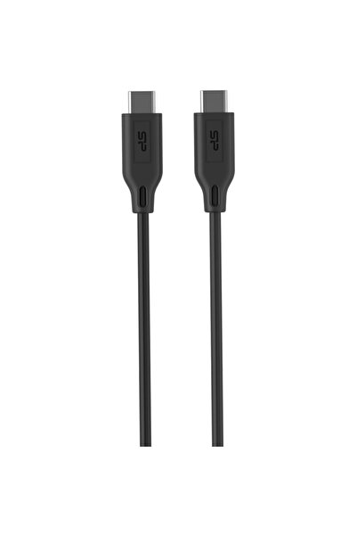 Silicon Power Cablu USB Boost Link PVC LK15CC 1 m USB-C - USB-C Negru