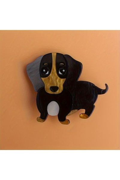 Choice كما في الصورة، إكسسوارات حيوانات مصنوعة يدويًا من أكريليك، كلب كرتوني،...