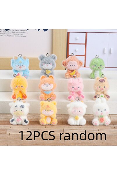 Choice 12 قطعة عشوائية من ألعاب الخرز المحشوة على شكل أبراج فلكية، إبداعية وج...