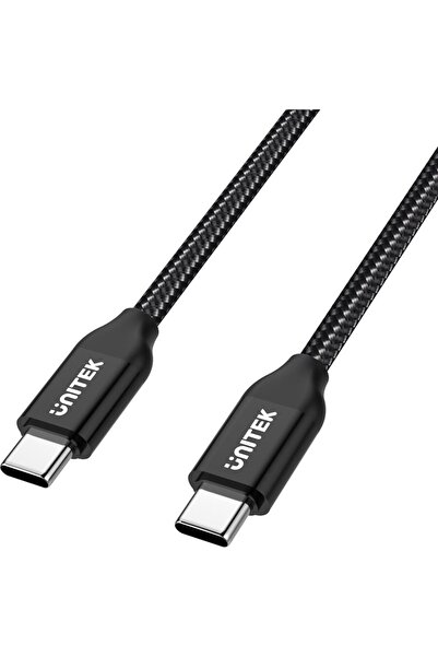 Unitek Cable 2M PD USB C 100W USB C / USB C; C14059BK
