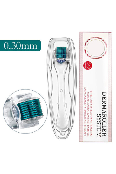 Choice3 0.3mm Titanium Derma Pen Roller Hair Growth Beard 540 Microneedle Rol...