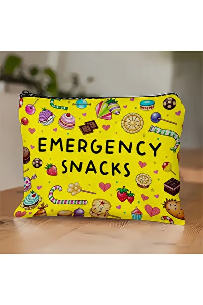 Choice A AColorful snack themed makeup bag - cute multifunctional zipper pouc...
