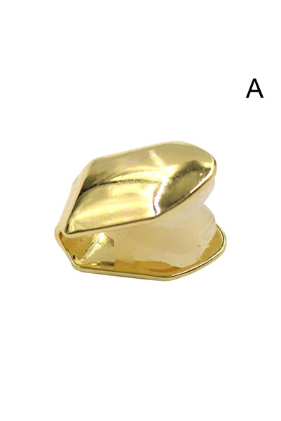 Choice Gold 1PC Small Single Tooth Cap Hip Hop Teeth Grill Gold/Silver/Rose G...