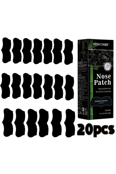 Choice 20pcs 10/15/20 Pcs/Bag Deep Cleansing Blackhead Nose Strips | Bamboo C...