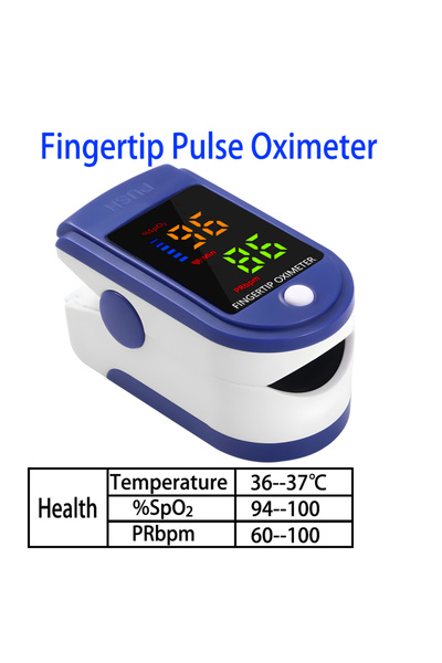 Choice Only Oximeter-Blue Non-Contact Temperature IR Thermometer Body Fast Me...