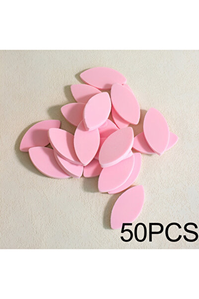 Choice7 50 قطعة من وسادات الرموش الناعمة الوردية، قابلة لإعادة الاستخدام، منا...