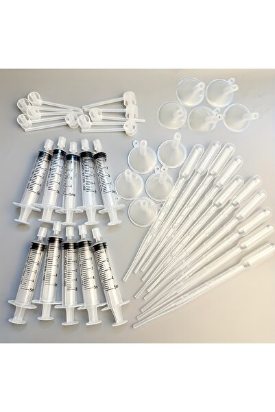 Choice مجموعة إعادة تعبئة عطور بلاستيكية شفافة أخرى مكونة من 40 قطعة: قمع، قط...