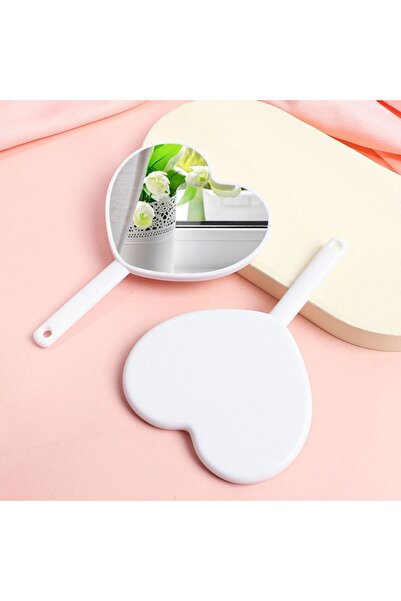 Choice white Love Makeup Mirror Handheld Makeup Mirror New Makeup Mirrors Swe...