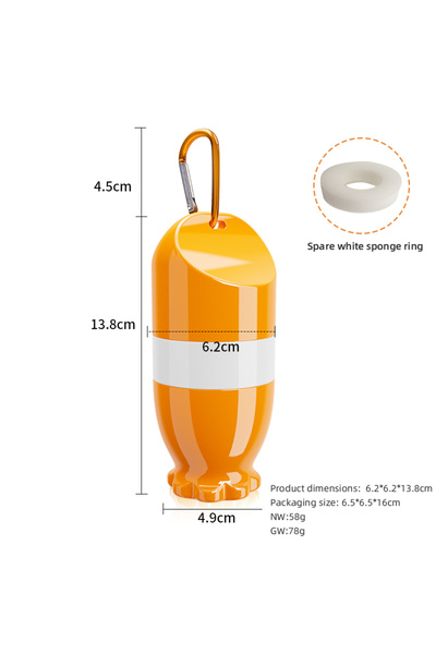 Choice Plastic orange 1pc portable portable sunscreen lotion applicator, roll...