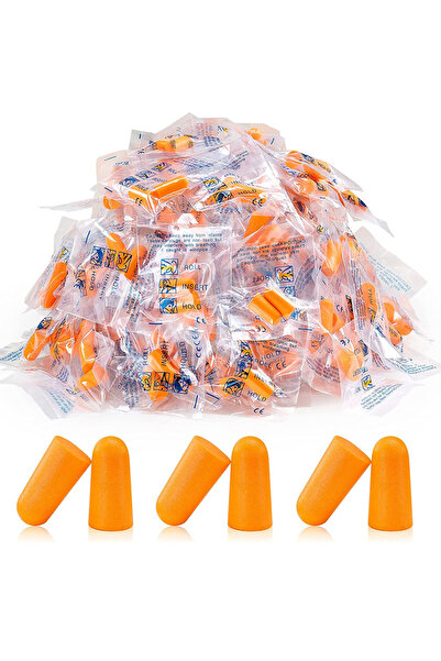 Choice 20PCS 20pcs Soft Orange Foam Ear Plugs Tapered Travel Sleep Noise Prev...