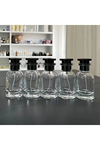 Choice زجاجة عطر فاخرة سعة 30 مل، 5 قطع، 1/5 قطع، بخاخ، زجاج فاخر، محمول، للس...
