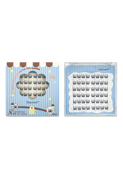 Choice1 C 6Rows-XMY-101 8Rows Breathable No-Glue Faux Mink Lashes Ultra Thin ...