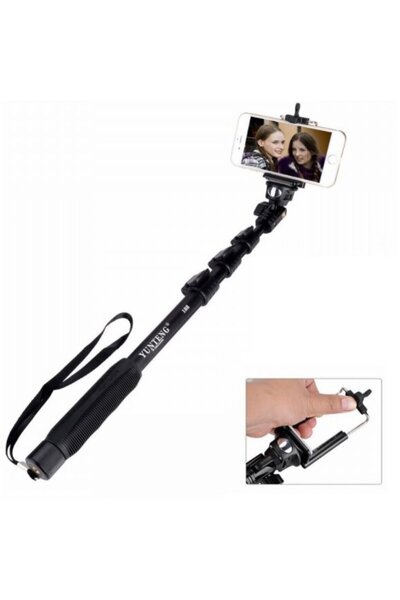 Yunteng YT-188 selfie-stick monopied cu suport pt telefon 40-120cm