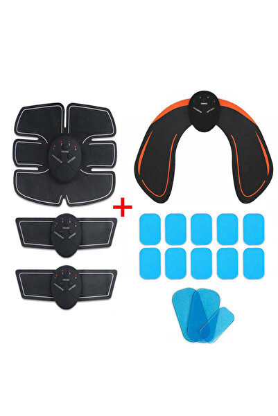 Choice5 عبوة من 8 أجهزة تحفيز عضلات البطن الكهربائية (EMS) لتقوية عضلات الورك...