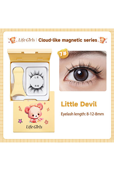 Choice8 رموش صناعية مغناطيسية ثلاثية الأبعاد، لا حاجة للغراء، تمنح الرموش كثا...