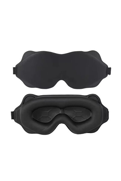 Choice4 Black Sleep Eye Mask Weighted for Side Sleeper Men Women 3D Contoured...
