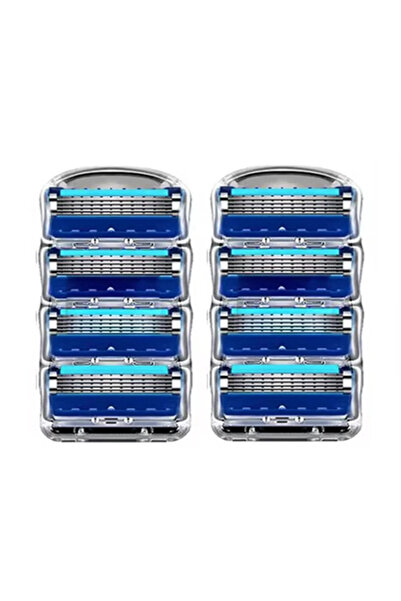 Choice4 ماكينة حلاقة يدوية للرجال، 8 شفرات، خمس طبقات، شفرات من الفولاذ المقا...