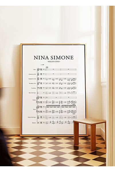 ARTHOUSECOLLECTIVE Nina Simone - Feeling Good - Colecție de muzică - Poster f...