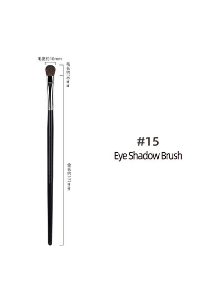 Choice فرشاة مكياج سيفورا 15، رأس مستدير، فرشاة ظلال عيون، خشب صلب، احترافية،...