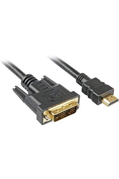 SHARKOON Adapter HDMI -> DVI-D (18+1) black 5m