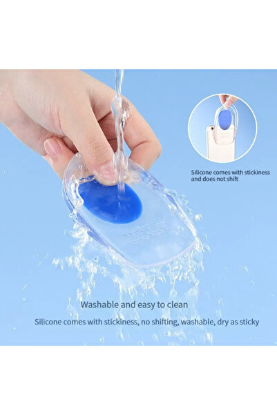 Choice أزرق-40-45 زوج واحد من وسادات الكعب المصنوعة من السيليكون، سميكة، مبطن...