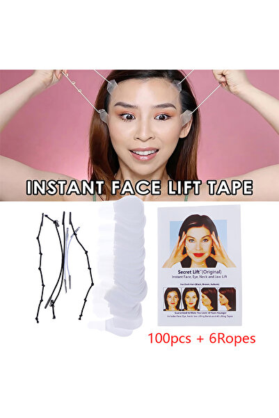 Choice مقاس واحد، 100 قطعة/مجموعة، ملصقات وجه رفيعة غير مرئية على شكل حرف V، ...