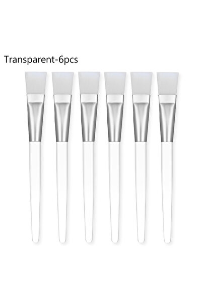 Choice6 مجموعة فرش تنظيف الوجه الشفافة - 6 قطع (12/6/2 قطعة) - فرشاة ناعمة لت...