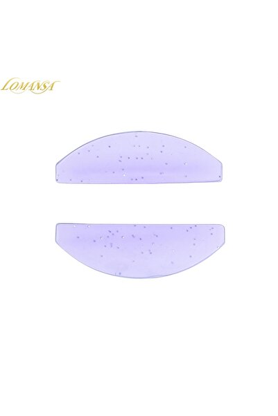 Choice وسادات تنعيم الرموش من لومانسا الأرجوانية، زوج واحد، وسادات سيليكون لت...