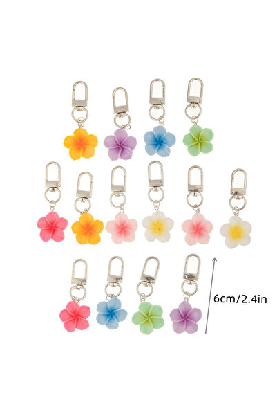 Choice النمط 1: 10 قطع من سلاسل مفاتيح على شكل بيضة من الراتنج بألوان متنوعة ...