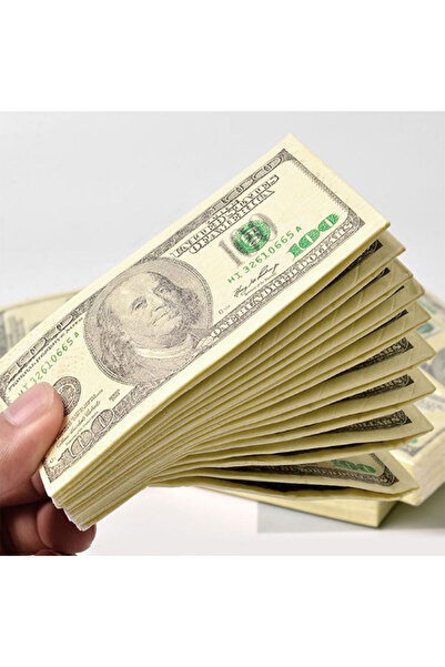 Choice مجموعة من 10 قطع من مناديل ورقية إبداعية على شكل 100 دولار، أدوات مائد...