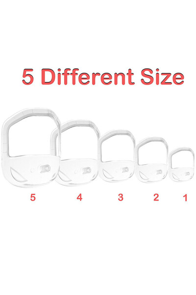 Choice مجموعة أدوات تصفيف اللحية الشفافة (5 قطع) وقالب حلاقة للرجال لتصفيف ال...