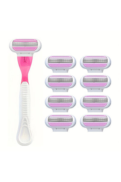 Choice3 ماكينة حلاقة أمان ذهبية للنساء لمنطقة البكيني، ماكينة حلاقة يدوية بشف...