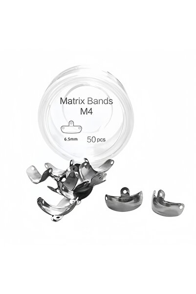 Choice1 50 قطعة من أشرطة تثبيت مصفوفة الأسنان 6.5 مم، نظام مصفوفة مقطعية محدد...