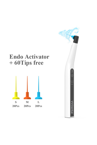 Choice مجموعة أدوات طب الأسنان: 60 ملفًا من رؤوس جهاز الري الصوتي، وجهاز تنشي...