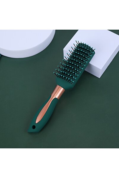 Choice مجموعة فرشاة ومشط بيضاوي للتدليك، مضادة للكهرباء الساكنة، بقاعدة سيليك...