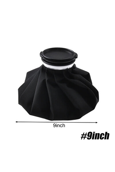 Choice7 أكياس ثلج سوداء قابلة لإعادة الاستخدام مقاس 9 بوصات، عبوة طبية باردة،...