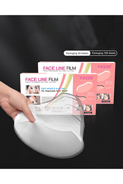 Choice 100PCS 50/100PSC Disposable Face Shields Makeup Shower Visors Barber M...