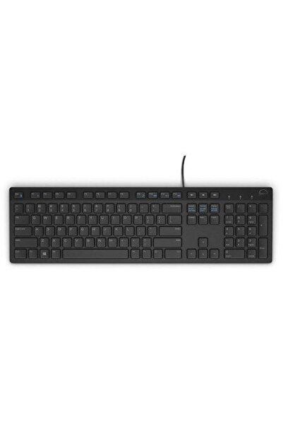 Dell Keyboard USB KB216 Multi Black, layout Germana, USB, Cu fir, Gri