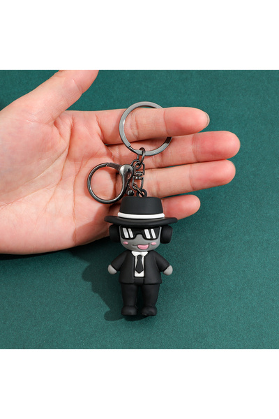 Choice 6 cm KC5735 Game Forsaken Chance Keychain Toys Model - Red Cape Boy an...