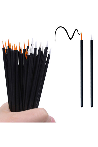 Choice4 MIX 100PCS 50/100pcs Eyeliner Brushes Eyelash Eyeshadow Applicator Fo...