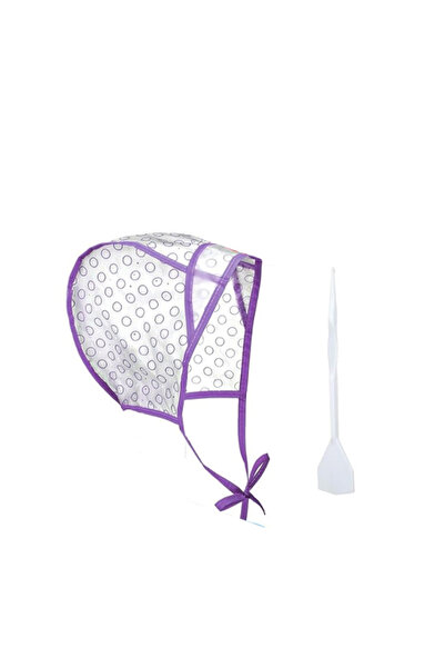 Choice4 1pc-Purple ranfa 5pc Highlight Cap With Plastic Hooks, 3 Color Hair C...