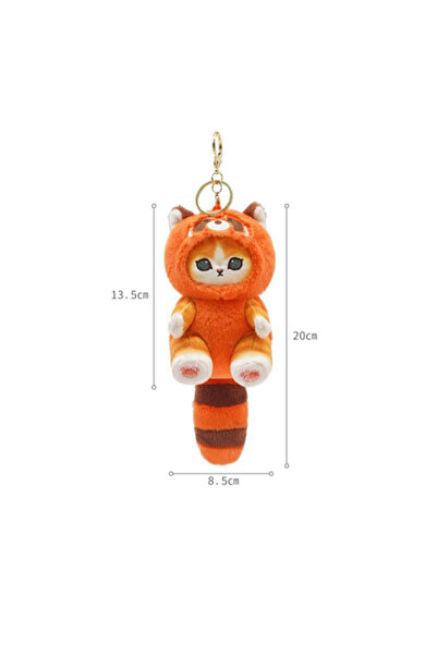 Choice 13 cm DWYSK013 Kawaii Keychain Pendant Cartoon Mofusand Shark Cat Cros...