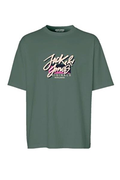 Jack & Jones Μπλουζάκι με λαιμόκοψη JORTAMPA SS - 1 FST LN