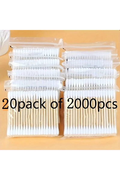 Choice A0164-2000PCS بيع بالجملة 2000/1000 قطعة أعواد قطنية خشبية غير معطرة، ...