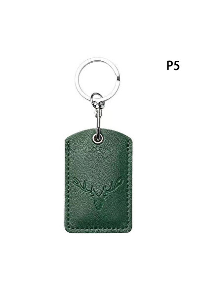 Choice 5 1Pc PU leather Access Card Case Leather Card Holder Keychain Key Rin...