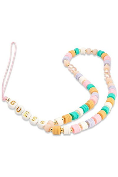 Guess pendant GUSTFLWP Phone Strap pink/pink Heishi Beads