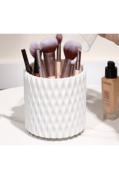 Choice دلو فرش مكياج كبير الحجم قابل للدوران 360 درجة، مناسب لأحمر الشفاه، قل...