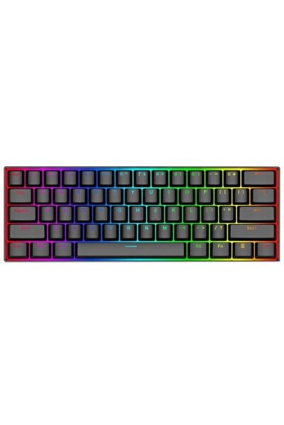 REDRAGON Μηχανικός διακόπτης Gaming Dragonborn Black RGB Lighting Red