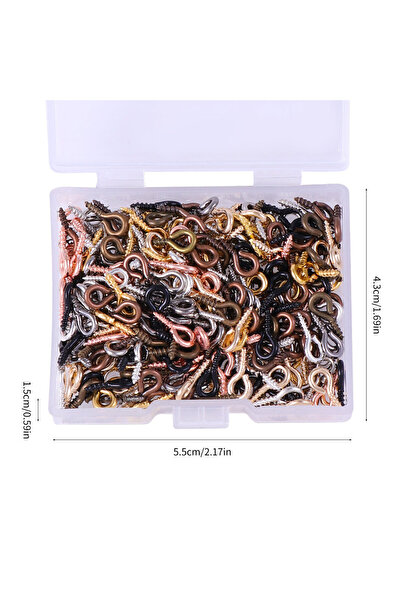 Choice 4.5x10mm 300pcs Mixed Color 300Pcs/Box 4.5x10mm Small Sheep Eyes Nail ...